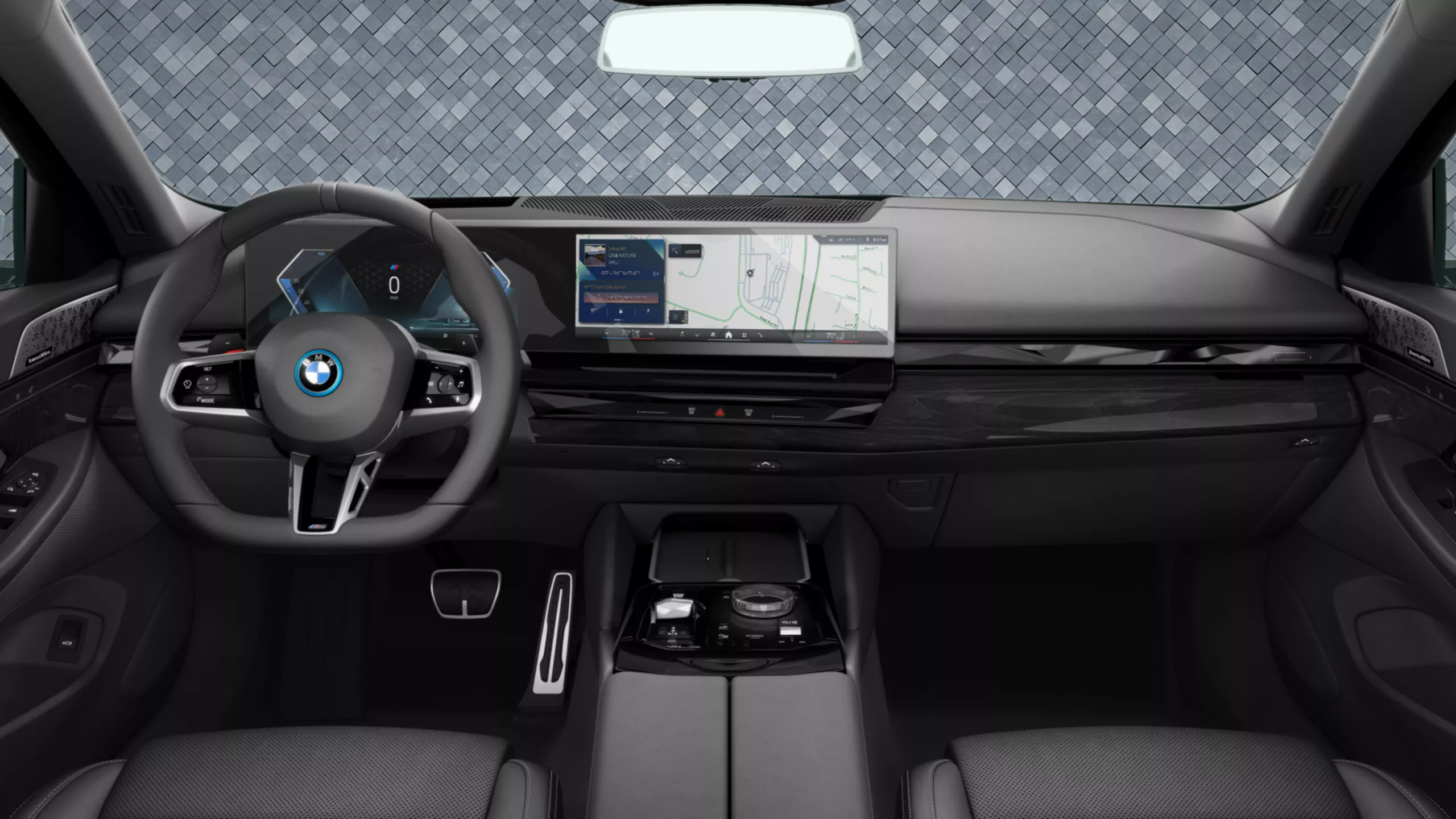 Interior The Interior Design Of The Bmw 5 Series Sedan Plug In Hybrid