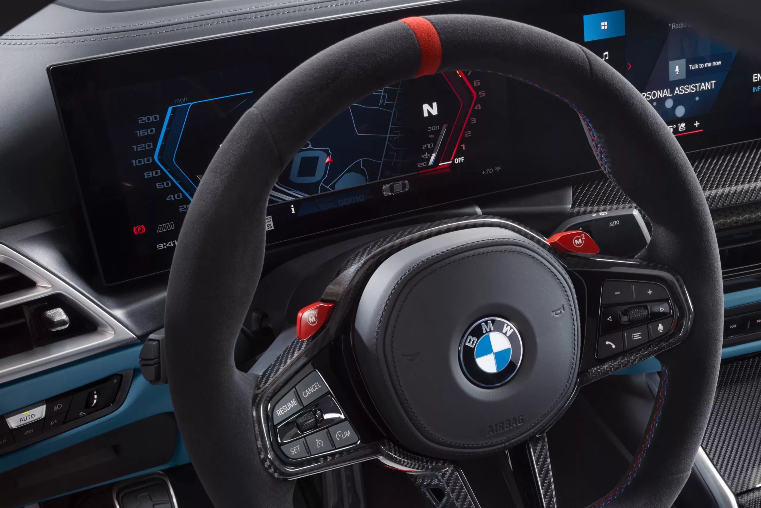 Interior Available M Alcantara Steering Wheel In The Bmw M4 Coupe