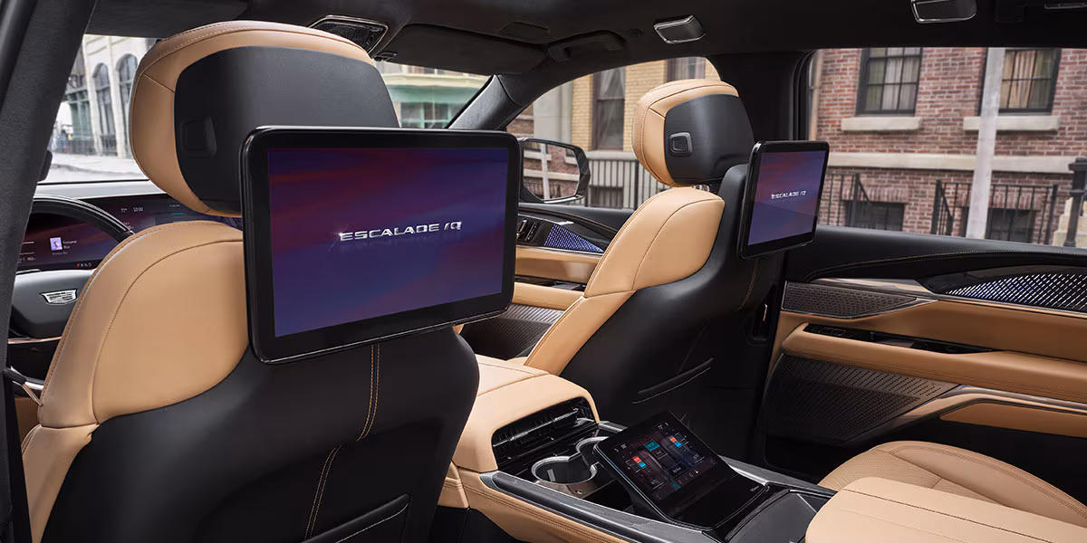 Interior The Interior And Second Row Headrest Touchscreens Inside The 202