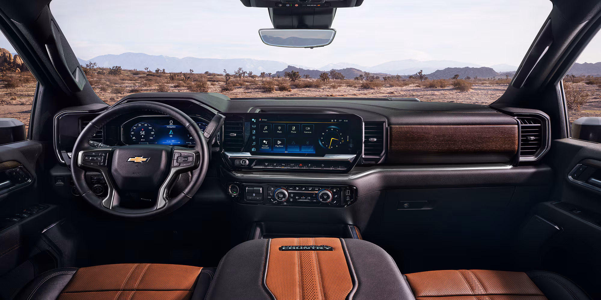 Interior Interior Dashboard Of The 2026 Chevy Silverado Hd