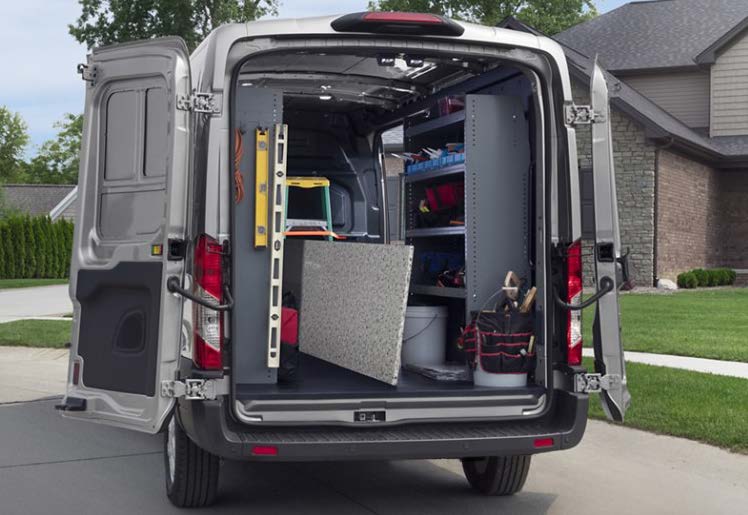 Interior Ford E Transit Cargo Area