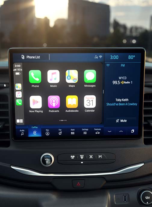 Interior Ford E Transit Center Display