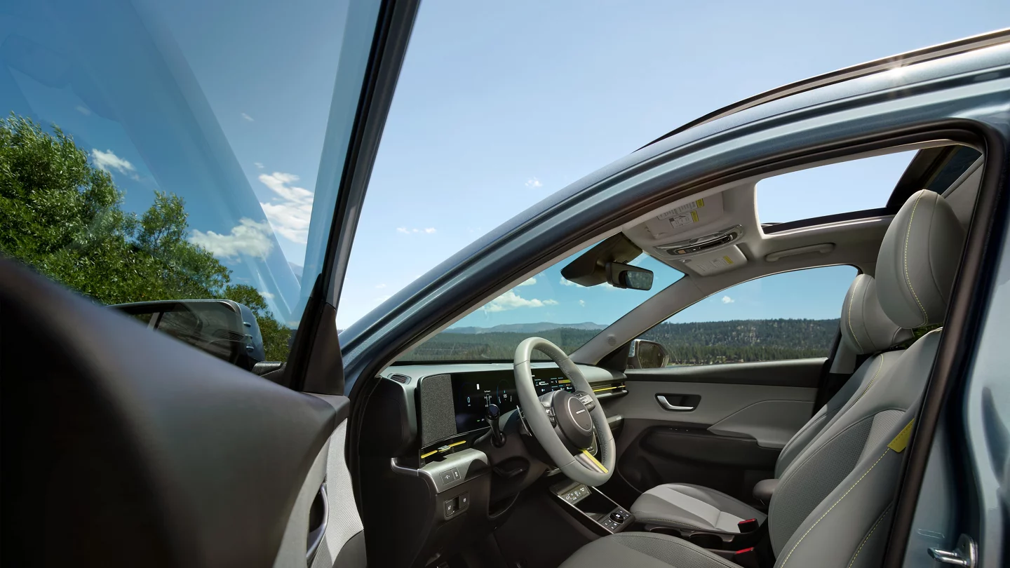 Interior 2025 Kona Electric With Light Interior