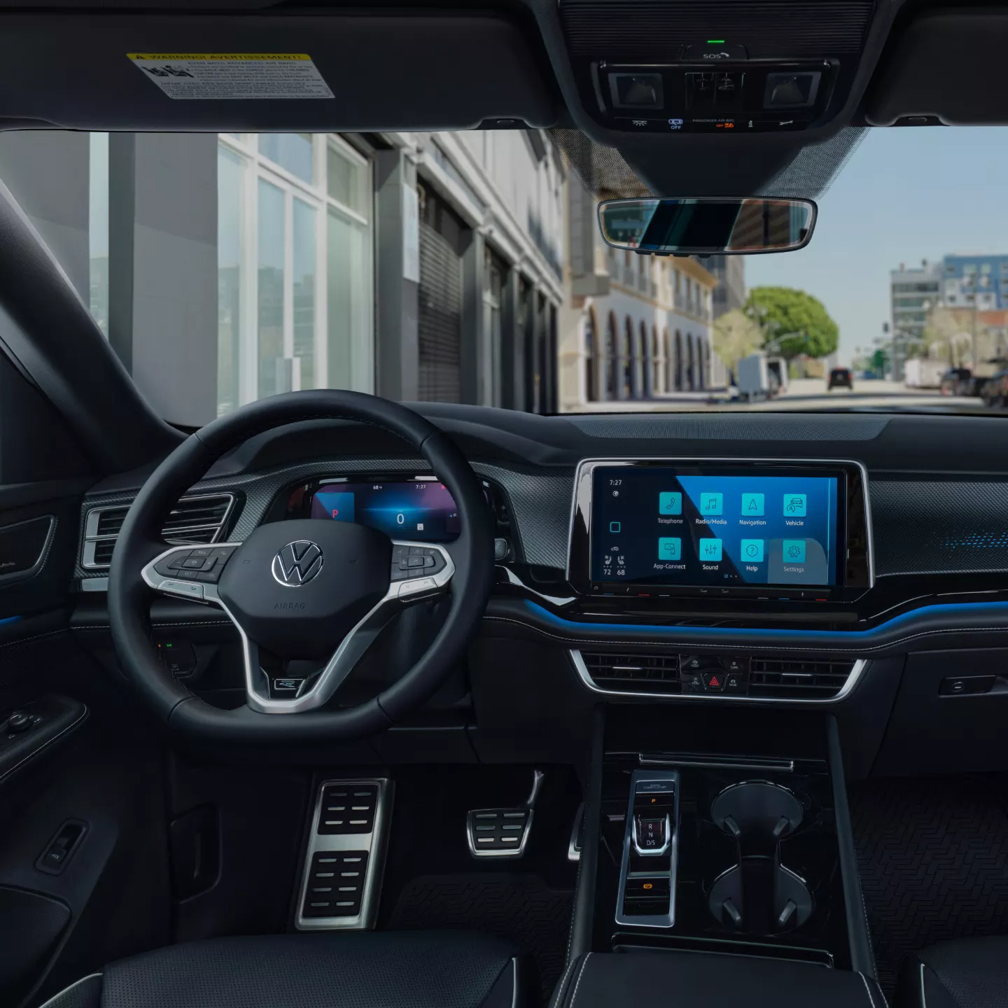 Interior Interior View As Seen From The Driver Pov Of The Steering Wheel Front Da
